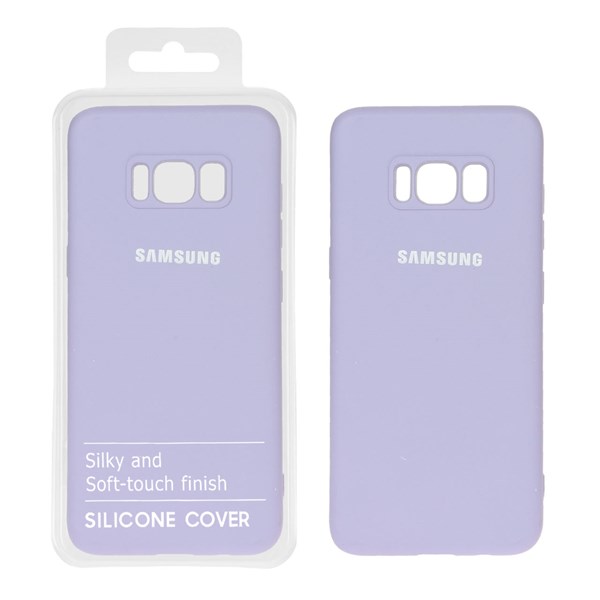 قاب نیو سیلیکون محافظ لنزدار RFF مدل Samsung S8 - یاسی کد 6 (پک دار)