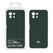 قاب نیو سیلیکون محافظ لنزدار RFF مدل Xiaomi Mi 11 Lite - سبزتیره کد 6 (پک دار)