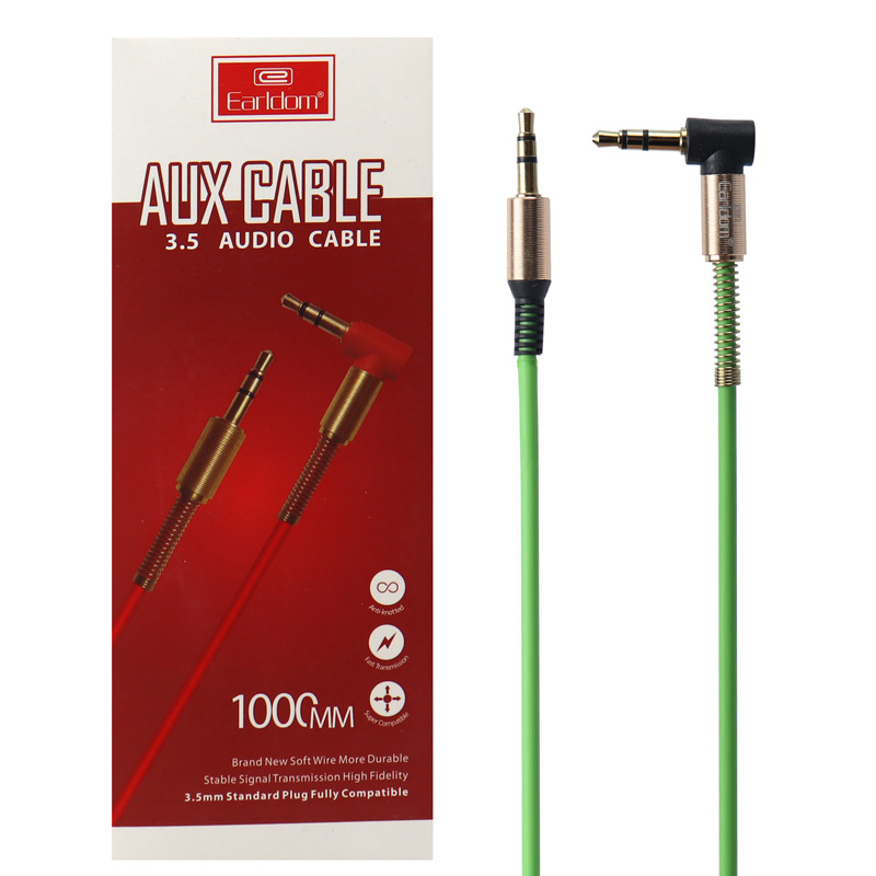 کابل AUX ارلدام ET-AUX01 یکسر L طول 1 متر