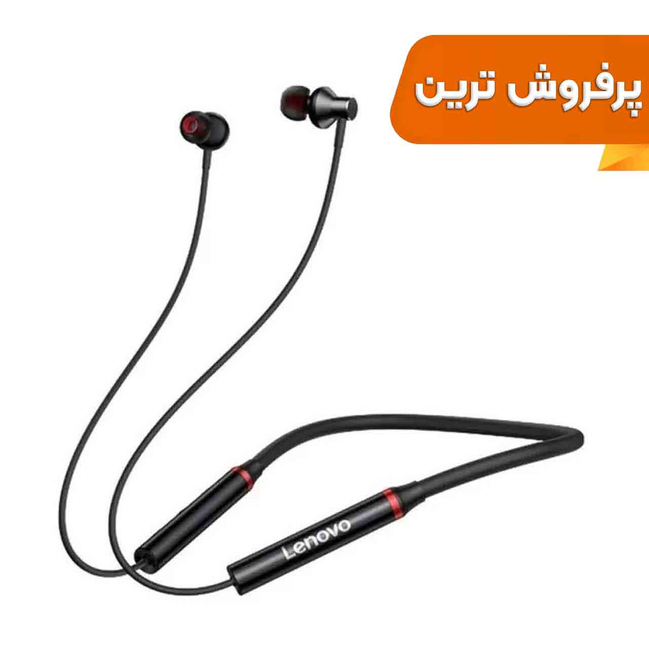هندزفری گردنی Lenovo مدل HE05X - مشکی