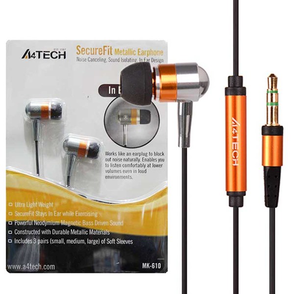 ایرفون ایفورتک A4TECH MK-610 + گارانتی