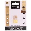فلش مموری X-ENERGY USB3.0 مدل Gold ظرفیت 32GB - طلایی (گارانتی مادام العمر IPM)