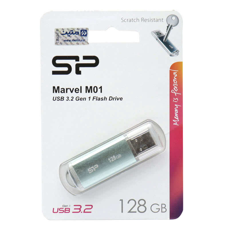 فلش 128 گیگ سیلیکون پاور Silicon Power Marvel M01 USB 3.2