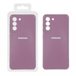 قاب نیو سیلیکون محافظ لنزدار RFF مدل Samsung S21 Fe - بادمجانی کد 8 (پک دار)