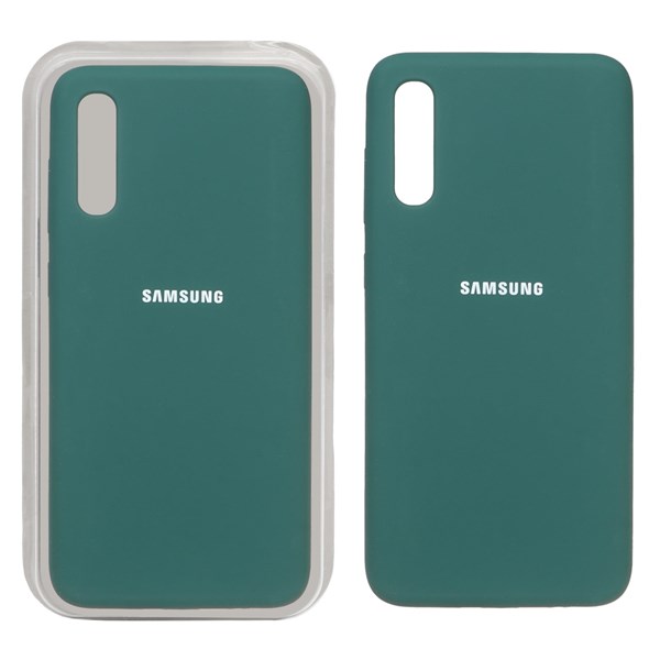 قاب سیلیکونی پاک کنی اورجینال Samsung A70/A70S - سبز (پک اصلی)