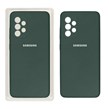 قاب سیلیکونی پاک کنی محافظ لنزدار اورجینال Samsung A52/A52S - سبز (پک اصلی)