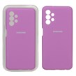 قاب سیلیکونی پاک کنی محافظ لنزدار اورجینال Samsung A13-4G - ارغوانی (پک اصلی)