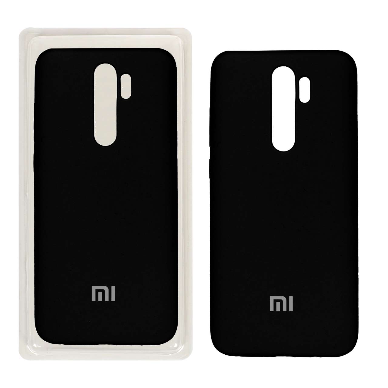 قاب سیلیکونی پاک کنی اورجینال Xiaomi Note 8 Pro - مشکی (پک اصلی)