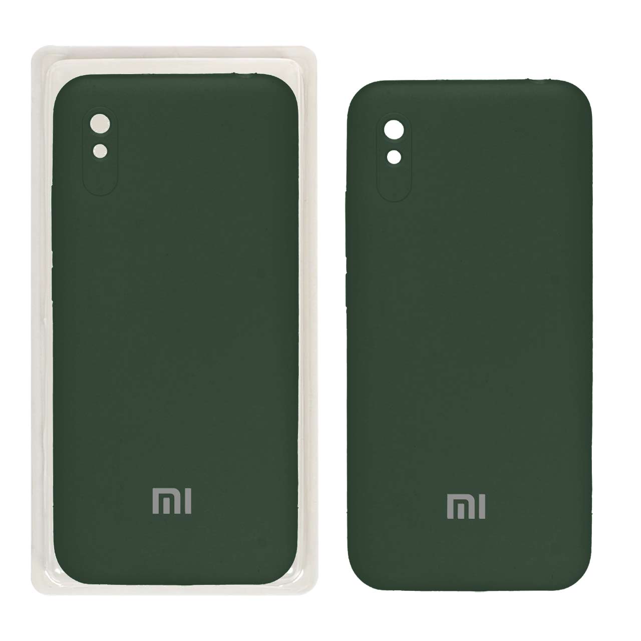 قاب سیلیکونی پاک کنی محافظ لنزدار اورجینال Xiaomi Redmi 9A - سبز (پک اصلی)