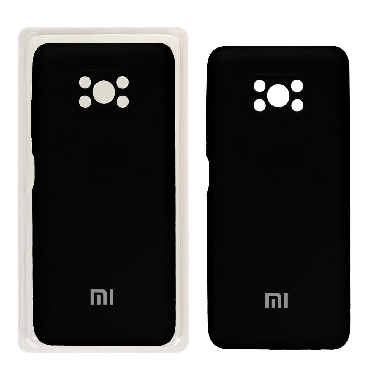 قاب سیلیکونی پاک کنی محافظ لنزدار اورجینال Xiaomi Poco X3/ Poco X3 pro/ Poco X3 Nfc - مشکی (پک اصلی)