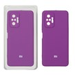 قاب سیلیکونی پاک کنی محافظ لنزدار اورجینال Xiaomi Redmi Note 10 Pro-4G / Redmi Note 10 Pro Max - بنفش (پک اصلی)