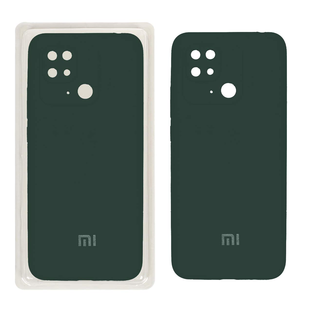 قاب سیلیکونی پاک کنی محافظ لنزدار اورجینال Xiaomi Redmi 10C/ Poco C40 - سبز (پک اصلی)