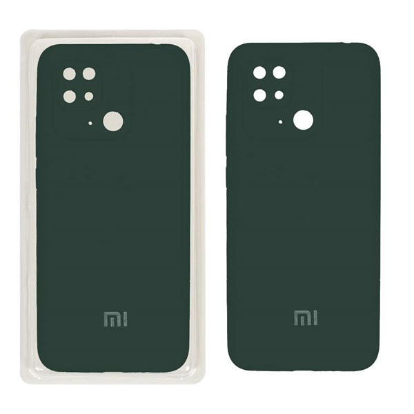 قاب سیلیکونی پاک کنی محافظ لنزدار اورجینال Xiaomi Redmi 10C/ Poco C40 - سبز (پک اصلی)