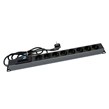 چند راهی 8 خانه ارت دار پارت الکتریک PE2266 Rack Mount با کابل 1/8 متری