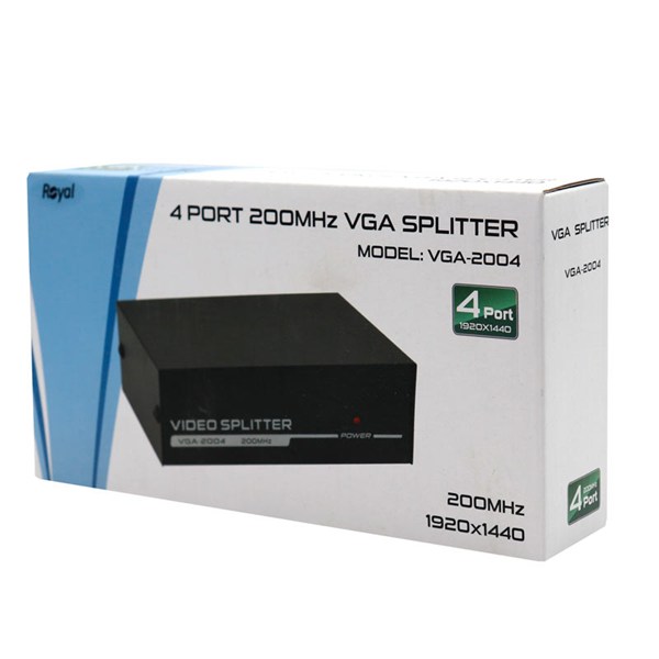 اسپلیتر 4 پورت VGA رویال VGA-2004