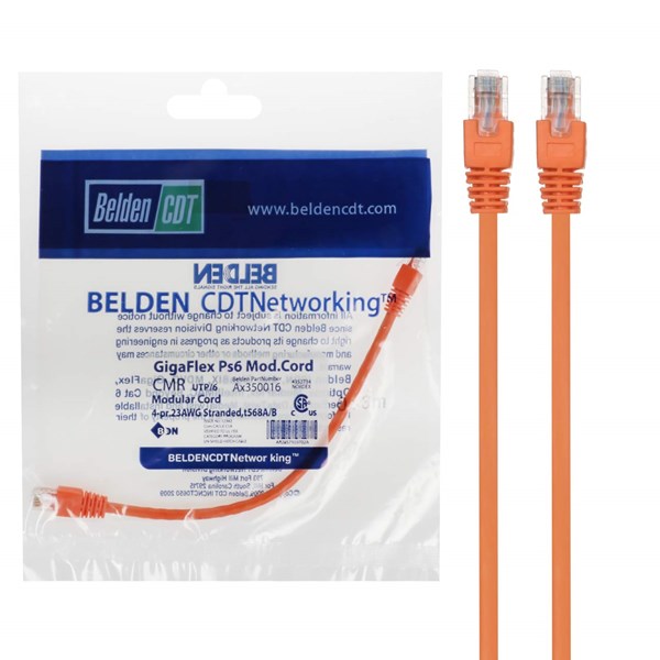 کابل شبکه 0.3 متری BELDEN مدل RYL - CAT6