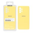 قاب سیلیکونی پاک کنی اورجینال درجه یک Samsung A73 - زرد (پک دار)