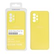 قاب سیلیکونی پاک کنی اورجینال درجه یک Samsung A52 / A52S - زرد (پک دار)