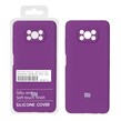 قاب سیلیکونی پاک کنی اورجینال درجه یک Xiaomi Poco X3 / Poco X3 Pro / Poco X3 NFC - ارغوانی (پک دار)