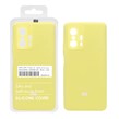 قاب سیلیکونی پاک کنی اورجینال درجه یک Xiaomi Mi 11T / Mi 11T Pro - زرد (پک دار)