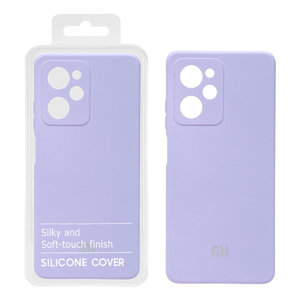 قاب نیو سیلیکون محافظ لنزدار RFF مدل Xiaomi Poco X5 Pro - یاسی(پک دار)