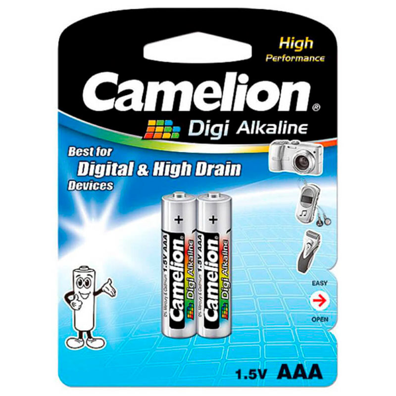 باتری دوتایی نیم قلمی کملیون Digi Alkaline
