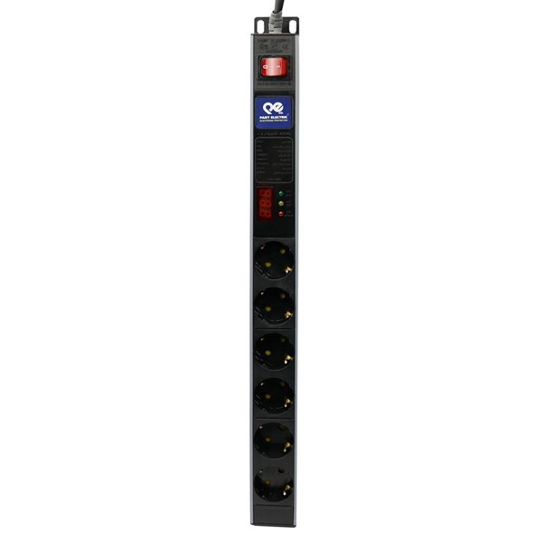 محافظ برق صوتی تصویری 6 خانه ارت دار پارت الکتریک PE5834 با کابل 1/8 متری