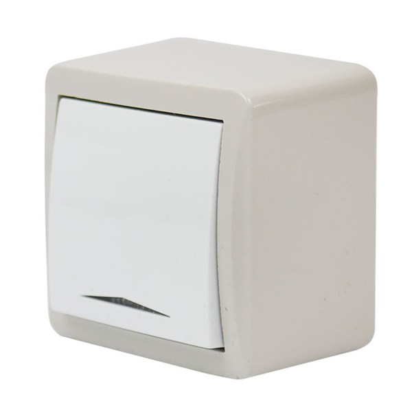 کلید تک پل روکار پارت الکتریک Part Electric Shahab PE4045