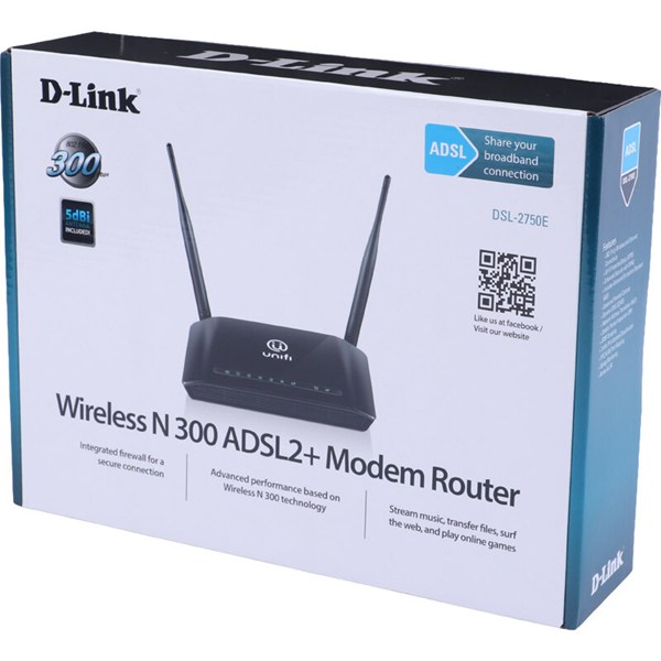 مودم روتر +ADSL2 دی لینک DSL-2750