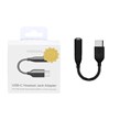 مبدل USB-C به جک 3.5 میلیمتری - مشکی - DST (گارانتی شش ماهه) - درجه یک