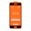 محافظ صفحه نمایش شیشه ای Samsung J2 Pro - Full Cover 21D (بدون پک) - مشکی