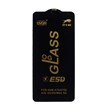 محافظ صفحه نمایش شیشه ای درجه یک Samsung A70 / A70S / A42 / M42 - Full Cover OG - ESD OVOG - (بدون پک) - مشکی