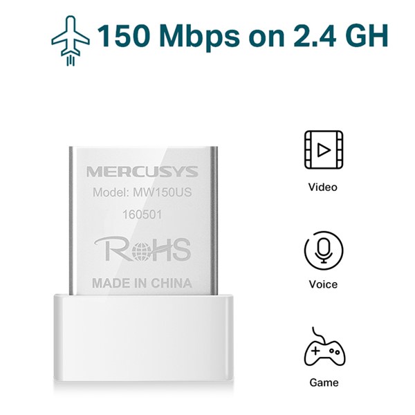 کارت شبکه بی سیم Mercusys N150 MW150US