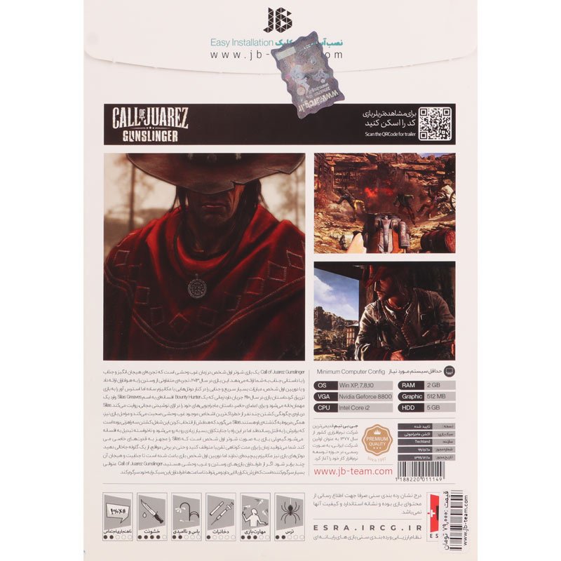 بازی Call Of Juarez Gunslinger 1DVD JB-TEAM مناسب برای PC