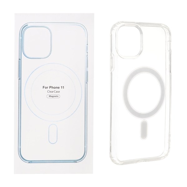 قاب شفاف Apple iPhone 11 با قابلیت شارژ MagSafe (پک دار)