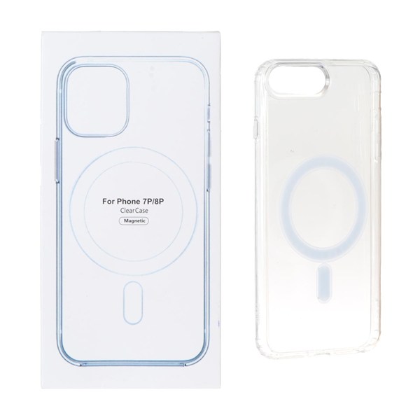 قاب شفاف Apple iPhone 7 plus / 8 plus با قابلیت شارژ MagSafe (پک دار)