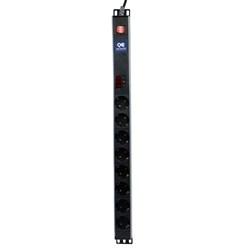 محافظ برق 8 خانه ارت دار پارت الکتریک PE6642 Rack Mount با کابل 1/8 متری