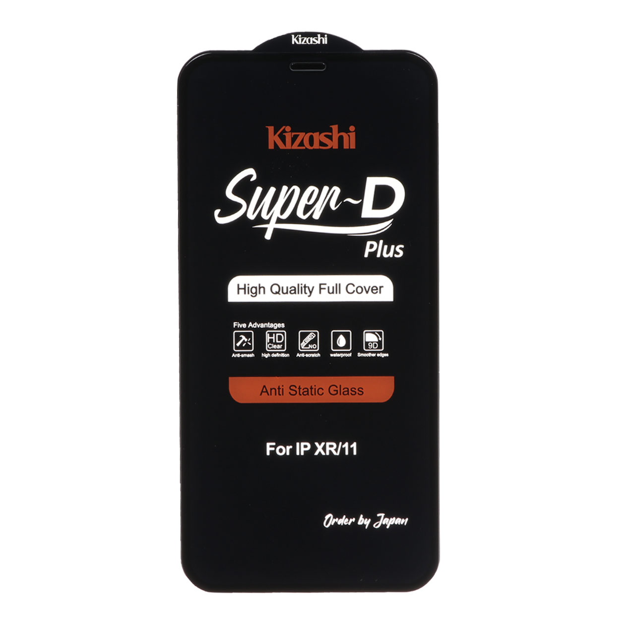 محافظ صفحه نمایش شیشه ای Full Cover SuperD Plus - Kizashi مدل Iphone XR / 11 (بدون پک)