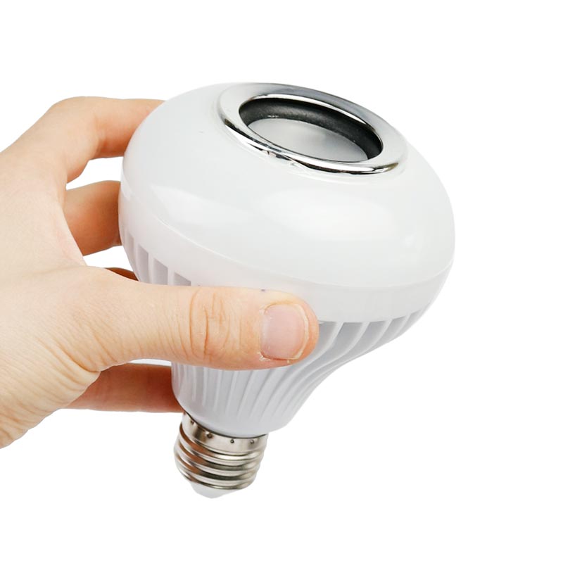 لامپ اسپیکر دار بلوتوثی 12 وات LED Music Bulb پایه E27 + ریموت کنترل
