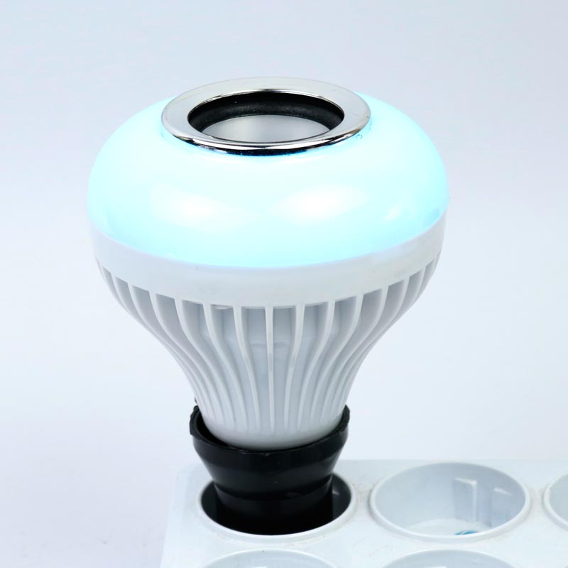 لامپ اسپیکر دار بلوتوثی 12 وات LED Music Bulb پایه E27 + ریموت کنترل