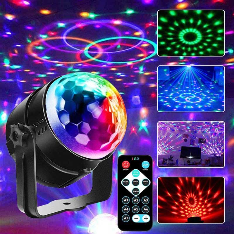 رقص نور LED Party Light + ریموت کنترل