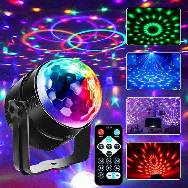 رقص نور LED Party Light + ریموت کنترل