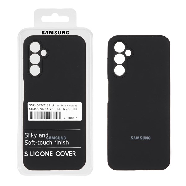 قاب سیلیکونی پاک کنی اورجینال درجه یک Samsung Galaxy A14 - مشکی (پک دار)