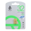 فلش مموری Queen tech USB2.0 مدل STEP ظرفیت 32GB - طلایی (گارانتی مادام العمر شرکت آی تین)