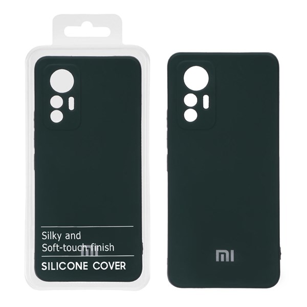 قاب نیو سیلیکون محافظ لنزدار RFF مدل Xiaomi 12 Lite -سبز تیره (پک دار)
