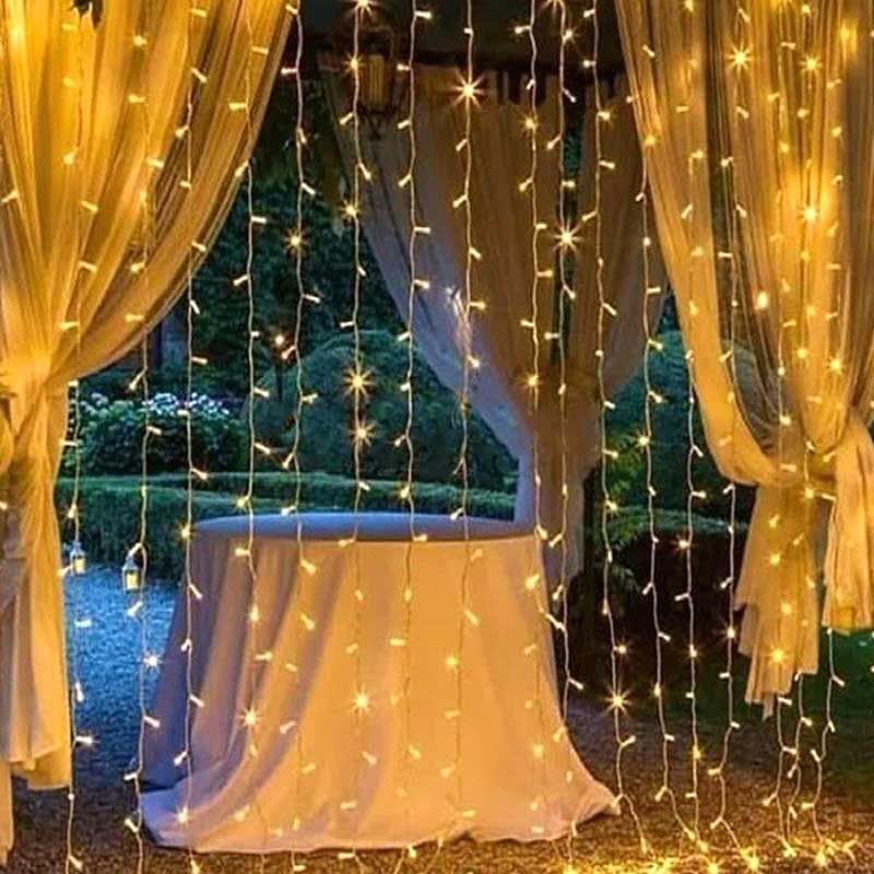 ریسه سوزنی پرده ای آفتابی طول 3 متر