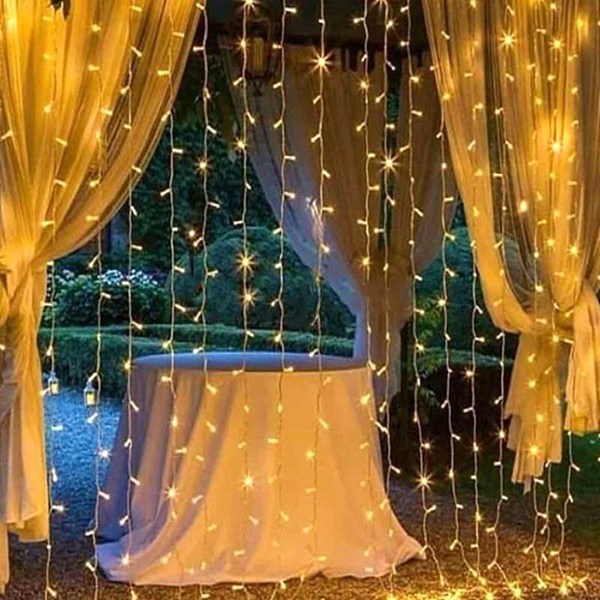 ریسه سوزنی پرده ای آفتابی طول 3 متر