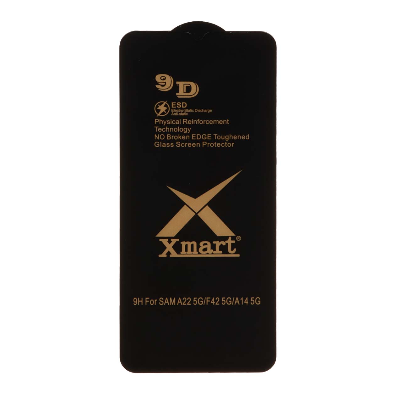 محافظ صفحه نمایش شیشه ای Full Cover XMART 9D-ESD مدل Samsung A14 / M14 / F14 / A22 5G (بدون پک)