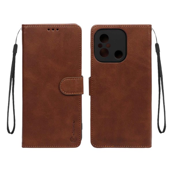 کیف موبایل مگنتی Nillkin مدل Xiaomi Redmi 12C / Redmi 11A / Poco C55 - قهوه ای