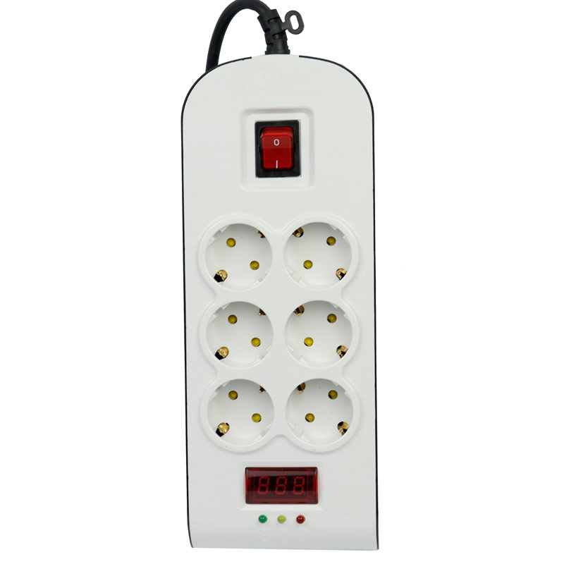 محافظ برق صوتی تصویری 6 خانه پارت الکتریک PE8796 با کابل 5 متری